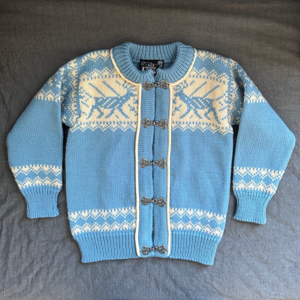 Vintage Dale of Norway Children’s Cardigan Sweater - Unisex Size 8